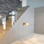 Contemporary Under-Stair Storage with Integrated Lighting