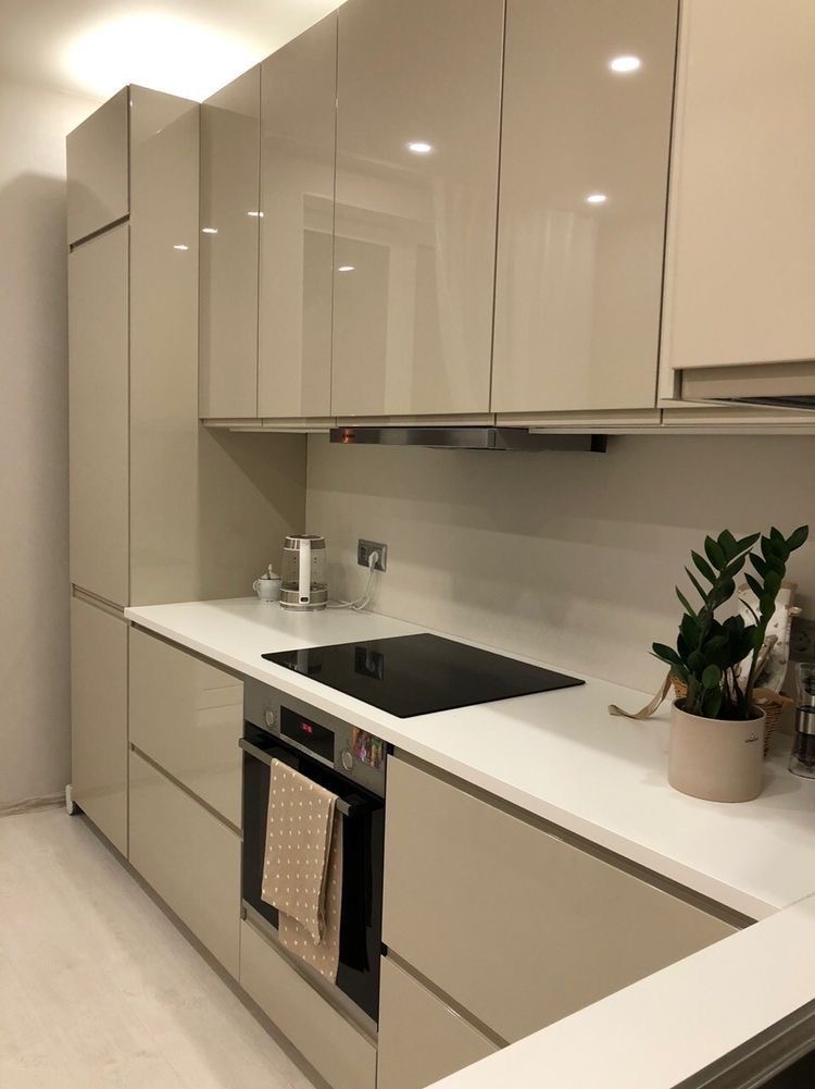 Glossy Minimal Kitchen