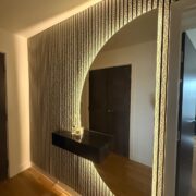 WALL PANEL & MIRROR FEATURE INSTALLATION